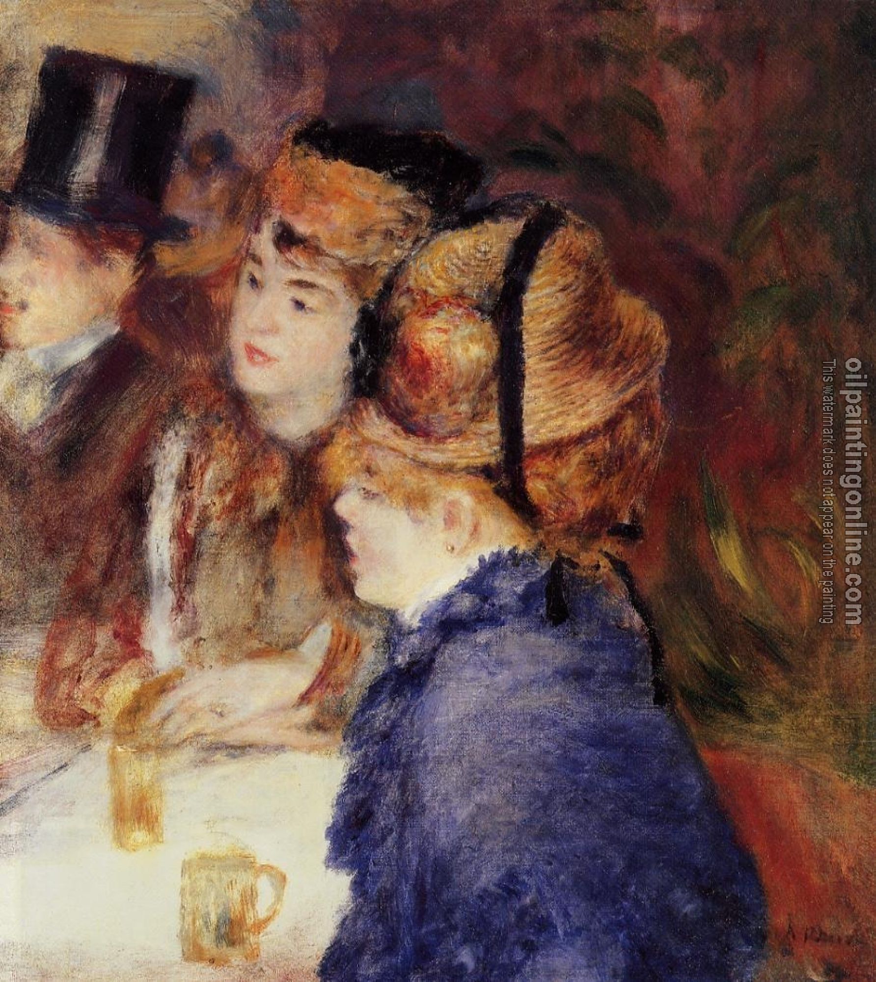 Renoir, Pierre Auguste - At the Cafe